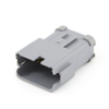 Amphenol Sine Systems AT04-12PA-P031, 12-Way Bussed Receptacle, (4) x 3 Pin busbar, Keyed A, Grey -- 39360