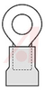 Ring Tongue, #10 STUD, 16-14 AWG, VINYLINSULATED - 70191102 - Allied Electronics, Inc.
