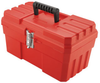 Akro-Mils Probox Red Tool Box - 14 in Overall Length - 8 1/8 in Width - 8 1/8 in Height - Lockable - Tray Included - 09514 -- 09514