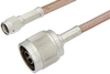 Reverse Polarity SMA Male to N Male Cable 48 Inch Length Using RG400 Coax - PE34323-48 - Pasternack