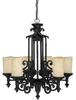 3266WI-125 Mid. Chandeliers-Pillar Candle - 730894 - Capital Lighting, Inc.