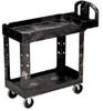 4500-88 BLACK - Rubbermaid 4500-88 Low-cost plastic service cart; 30