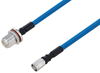 Plenum N Female Bulkhead to NEX10 Male Low PIM Cable 12 Inch Length Using SPP-250-LLPL Coax Using Times Microwave Parts - PE3C6255-12 - Pasternack