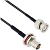 BNC Male to BNC Female Bulkhead Mount Using Flexible RG174 Coax Cable 12