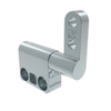 Constant Torque Hinge, Asymmetric, Forward Torque 1.9 N-m, Reverse Torque 1.5 N-m, Rivet / Screw , Zinc Alloy, Natural - ST-10A2-190FB-33 - Southco