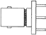 BNC RF Connector -- 031-70040-100T