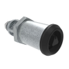 Quarter-Turn Cam Latch, 8mm Triangle, Without Cam, Sealed, Zinc Alloy, Powder Coat, Black - E5-6A-035-UU5 - Southco