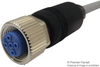 Sensor Cable, Amp, M12 Sensor Straight 3 Position Receptacle, Free / Stripped End, 1.5 M, 4.9 Ft Rohs Compliant Te Connectivity - 49Y4501 - Newark, An Avnet Company