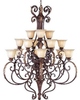 13567CFAF Large Chandeliers-Glass Shade - 471838 - Capital Lighting, Inc.