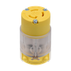 Locking Plug, 15 Amp 250 Volt L6-15R Yellow with Green Neon Light - L0615C1 - Suzhou Ele Mfg Co., Ltd.