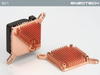 Enzotech Forged Copper Northbridge Heatsink w/ Fan - 13006 - Xoxide