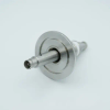 BNC Coaxial Feedthrough, 1 Pin, Floating Shield, Double-Ended, 2.16″ QF / KF Flange -- A0481-1-QF - Image
