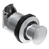 Push-to-Close Latch, No Restriction, Plastic, Chrome Plated, Chrome - M1-2A-15-1 - Southco
