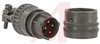 connector,metal circ,str plug w/clamp,size 12,class a,4#16 solder pin,olive drab - 70143435 - Allied Electronics, Inc.