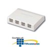 Panduit® Mini-Com Shuttered Surface Mount Boxes - CBXS4-A - TelephoneStuff.com