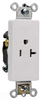 Duplex/Single Receptacle -- 26361-W - Image