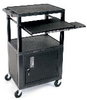 42 Inch Height Presentation Station with Cabinet -- WTPS42CE - Image