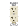 20 Amp Tamper Resistant Decorative Outlet, Side Wire & Back Wire, Commercial Grade - 2012C - Suzhou Ele Mfg Co., Ltd.