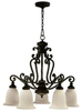 6386-5-86 Mid. Chandeliers-Glass Down - 692418 - Capital Lighting, Inc.