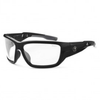 Ergodyne Skullerz BALDR-AF Safety Glasses Clear Lens - Black Frame - Full Frame - 720476-57003 - 720476-57003 - R. S. Hughes Company, Inc.