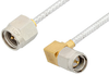 SMA Male to SMA Male Right Angle Cable 60 Inch Length Using PE-SR405FL Coax, RoHS - PE3958LF-60 - Pasternack