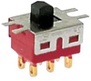 Slide Switch, Dpdt, 5A, 120Vac, 28Vdc; Contact Configuration E-Switch - 16N1299 - Newark, An Avnet Company