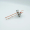 Thermocouple-Power Feedthrough, 1 Pair Type C, w/ Miniature TC Connector, 5000 Volts, 60 Amps, 3 Pins, 2.75″ Conflat Flange - A0453-3-CF - MPF Products, INC.