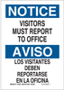 Brady B-555 Aluminum Rectangle White Restricted Area / No Trespassing Sign - 7 in Width x 10 in Height - Language English / Spanish - 125079 - 754473-72699 - R. S. Hughes Company, Inc.