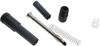Retractable Sheath Banana Plug, 20A, Solder, Black; Gender Pomona -- 99F7945