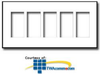 Leviton Screwless Snap-On Wallplate - 80321 - TelephoneStuff.com