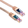 Amphenol MP-52RJ11SNNE-001 Shielded CAT5e 2-Pair RJ11 Data Cable [AT&T U-Verse & Verizon FiOS Data Cable] - CAT5e PBX Patch Cable with 6P6C RJ11 Connectors (Straight-Thru) 1ft - Image