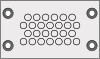 KEL-DPZ Multi-Membrane Cable Entry Plates- with High Cable Density / up to IP66 / UL Type 12 - 43804 - icotek Corp