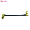 SMA Male Right Angle Connector With LMR100 (L-8.5CM) + SMA Male Right Angle Connector (TX, UP) - ET-SMRA-14L8.5C-SMRA-TX - Eteily Technologies India Pvt. Ltd.