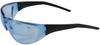 Bouton Optical Tranzmission 250-71-00 Universal Polycarbonate Standard Safety Glasses Blue Lens - Black Frame - Wrap Around Frame - 616314-98598 - 616314-98598 - R. S. Hughes Company, Inc.