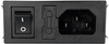 IEC 60320 C14 Single Fuse Holder DPST Switch Snap-in Multi Function Module with Voltage Selector Switch -- 762-18/005