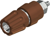 Binding Post, 63A, Panel, Brown; Product Range Hirschmann Test And Measurement - 71AC0904 - Newark, An Avnet Company