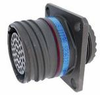 DEUTSCH D38999/20FB98BN Circular Connector, MIL-DTL-38999 Series III, Wall Mount Receptacle, 6 Contacts -- 795-D38999/20FB98BN - Image