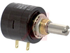 Pot;Wirewound;Rest 10 Kilohms;Panel;10 Turns;Pwr-Rtg 2W;Shaft Dia 0.25in - 70089272 - Allied Electronics, Inc.
