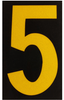 Bradylite Reflective Numbers & Letters - 5000-5 - Brady Corporation