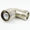 RA SC Male (Plug) to SC Female (Jack) Adapter, Nickel Plated Brass Body, High Temp -- SM3832 - Image