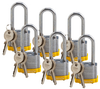 Yellow Brady Steel Padlocks - 105900 - Brady Corporation
