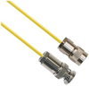 TRS sub-min Plug 3-Slot Male to TRB Plug 3-Slot Male 50 ohm 0.156 O.D. Yellow jacket 24-inch Triax Cable Assembly -- MP-2611-24