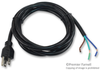 Power Cord, Nema5-15P, 6.6Ft, 15A, Black; Connector Type A Multicomp - 11J3557 - Newark, An Avnet Company