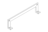 KEL-EMC-PF Cable Assembly Bracket- for Mounting Individual Shield Clamps - 39180 - icotek Corp
