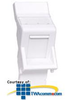 Hubbell 1 Port Angled Shuttered (25mm x 50mm) - EAM1S - TelephoneStuff.com