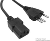Power Cord, Swiss Plug-Iec 60320 C13, 2M; Connector To Connector Multicomp Pro - 54Y3958 - Newark, An Avnet Company