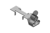 EMC Shield Clamps for C Section Rails C30- with or without Integrated Strain Relief - 37670.100 - icotek Corp
