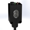 MINI-EYE™, Long Range Proximity, invisible infrared LED Light Source, PNP Output Transistor, 6ft 4-wire cable, Rectangular housing - PMIP-5 - Tri-Tronics Company, Inc.