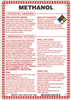 Brady B-120 Fiberglass Reinforced Polyester Rectangle White Chemical, Biohazard, Hazardous & Flammable Material Sign - 7 in Width x 10 in Height - TEXT: METHANOL - 48879 - 754476-48879 - R. S. Hughes Company, Inc.