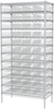 Shelving, Wire Shelving Kit, 18x36x74, 48 Bins - AWS183630158SC - Akro-Mils, Inc.